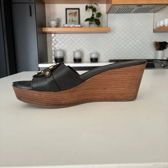 Tory Burch Wedge Sandals - Picture 3 of 6